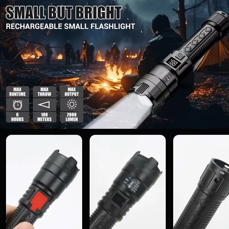 High Strong Power Led Flashlig - đánh giá và giá Outdoor Adventure Camp