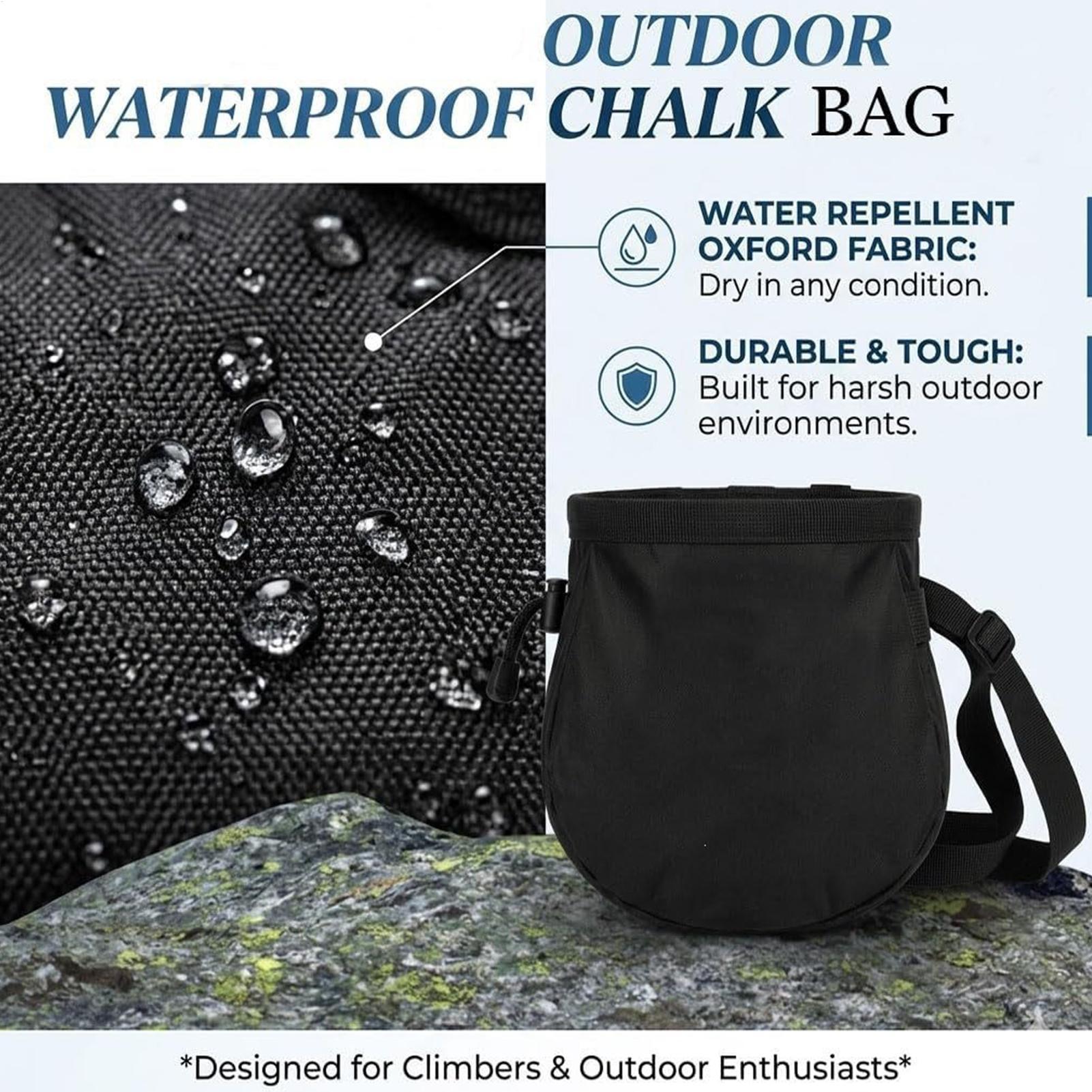 Rock Climbing Chalk Bag Waterp - đánh giá và giá Chalk Bag Bouldering