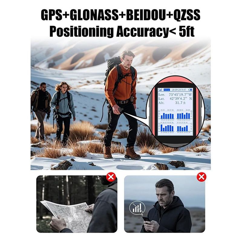 ABZZ-GPS For Hiking Handheld A - đánh giá và giá Outdoor Adventure Hiking
