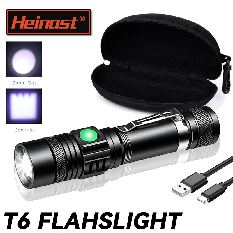 T6 LED Rechargeable Flashlight - đánh giá và giá Outdoor Adventure Camp
