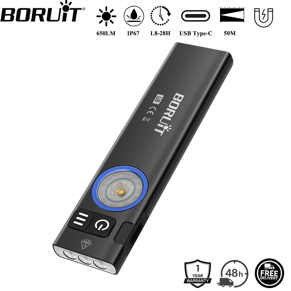 BORUiT U8 650LM EDC LED Flashl - đánh giá và giá Outdoor Adventure Camp