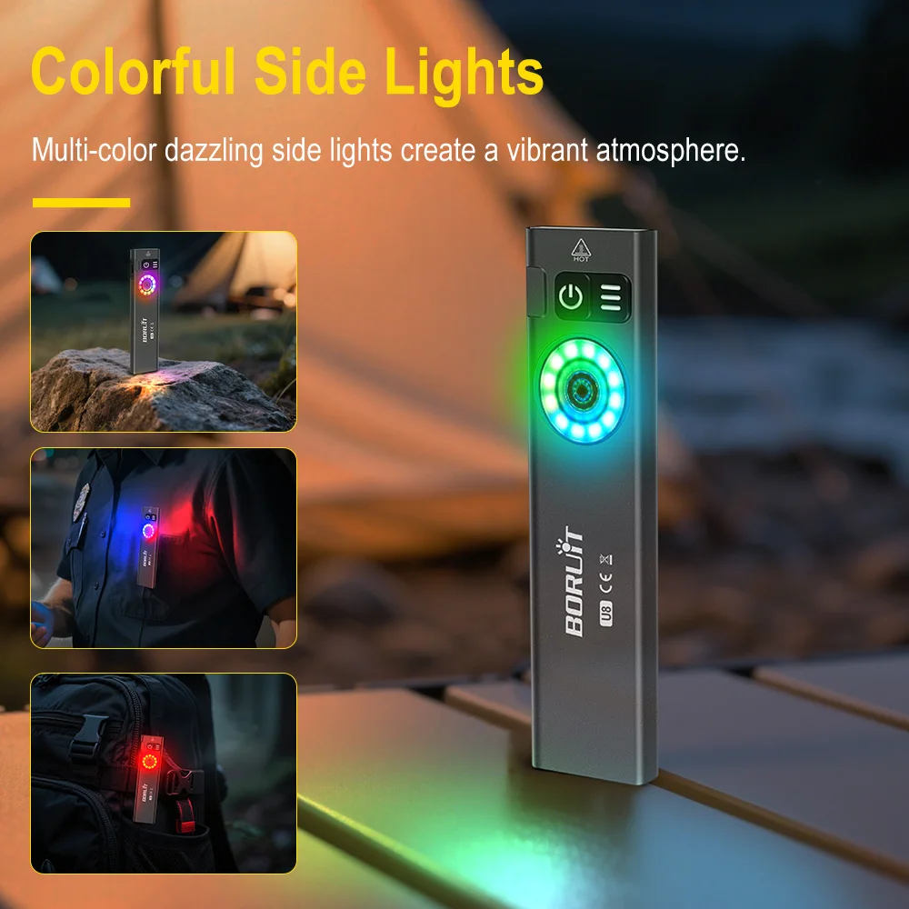 BORUiT U8 650LM EDC LED Flashl - đánh giá và giá Outdoor Adventure Camp