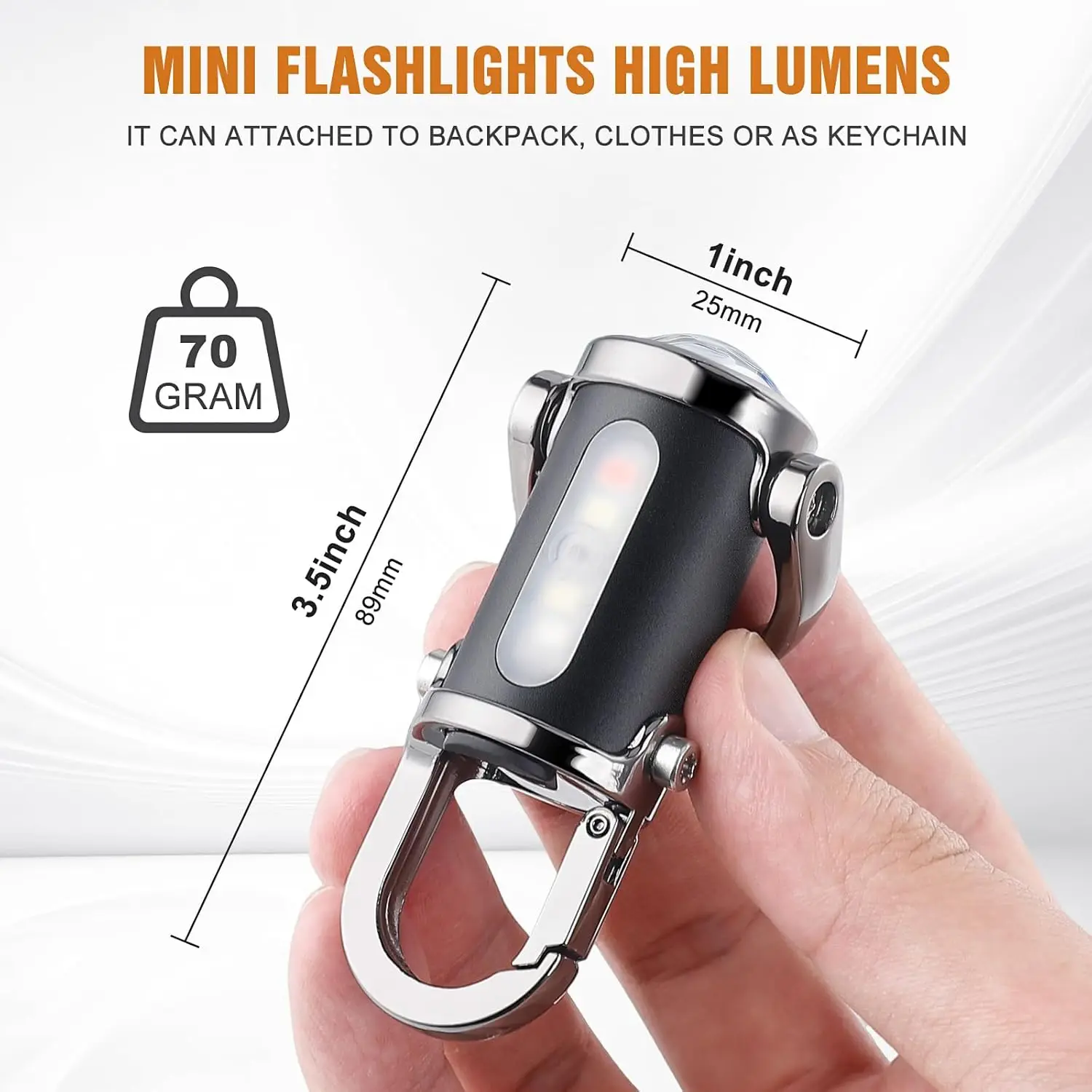 Mini Keychain Flashlight Recha - đánh giá và giá Outdoor Adventure Camp