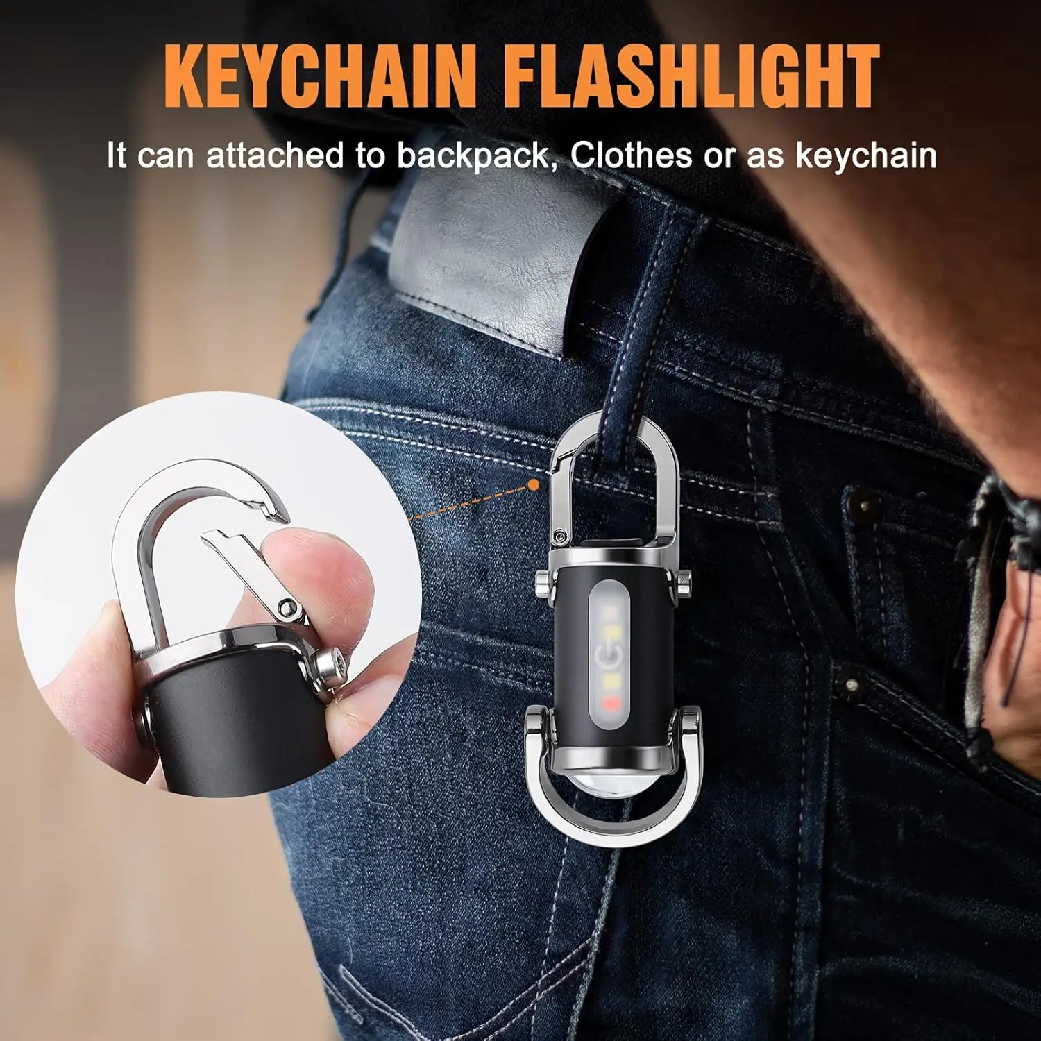Mini Keychain Flashlight Recha - đánh giá và giá Outdoor Adventure Camp