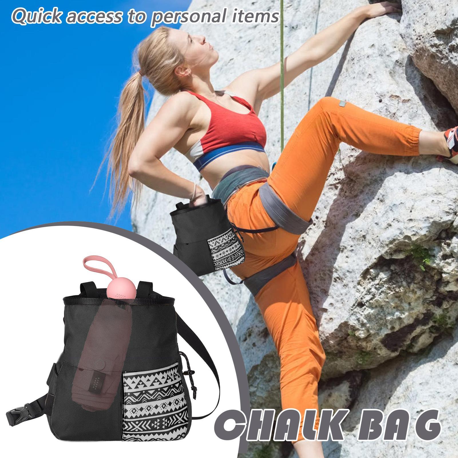 Rock Climbing Chalk Bag Boulde - đánh giá và giá Chalk Bag Bouldering