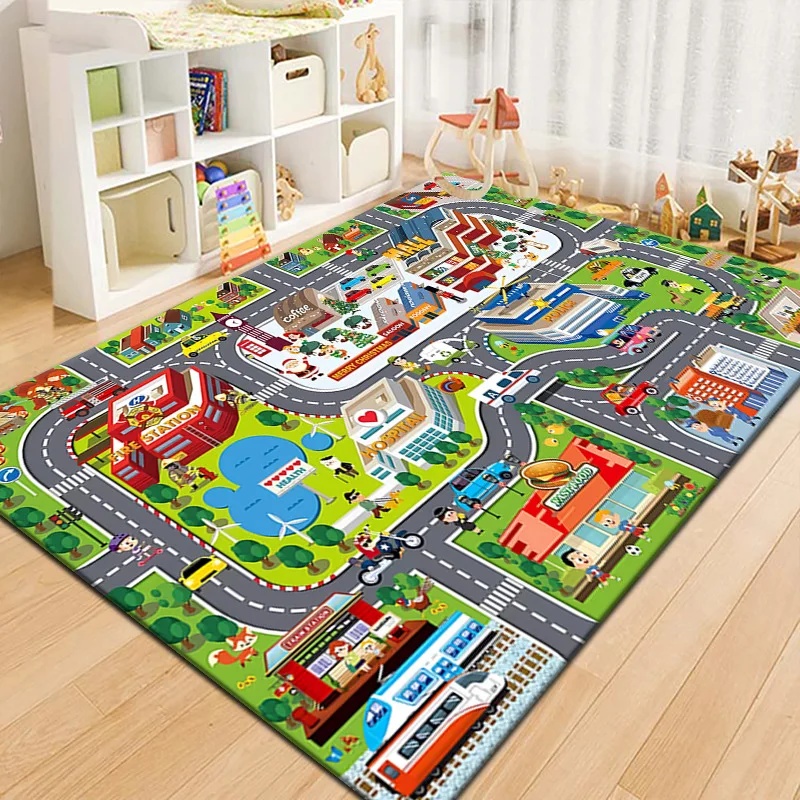 Colorful Kids City Map Play Ma - đánh giá và giá Outdoor Adventure Kids