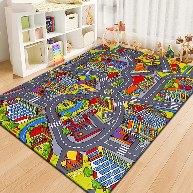 Colorful Kids City Map Play Ma - đánh giá và giá Outdoor Adventure Kids