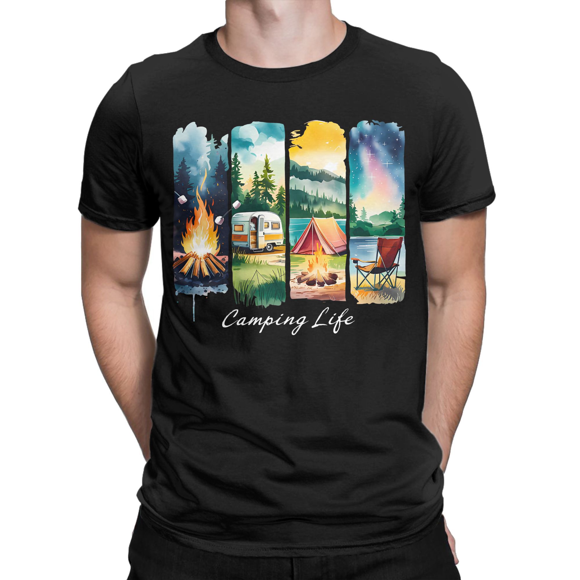 Camping Life T-Shirt RV Tent C - đánh giá và giá Outdoor Adventure Rv