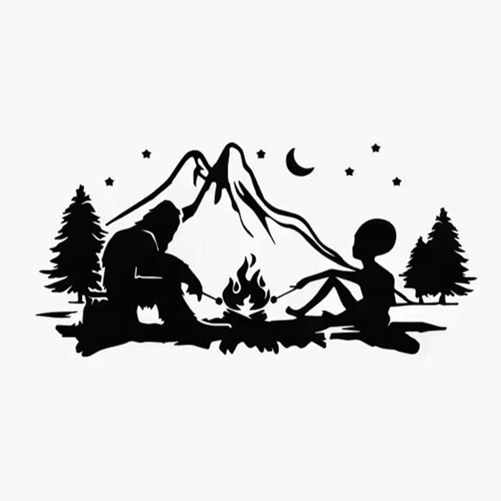 Alien and Bigfoot Campfire Vin - đánh giá và giá Outdoor Adventure Rv
