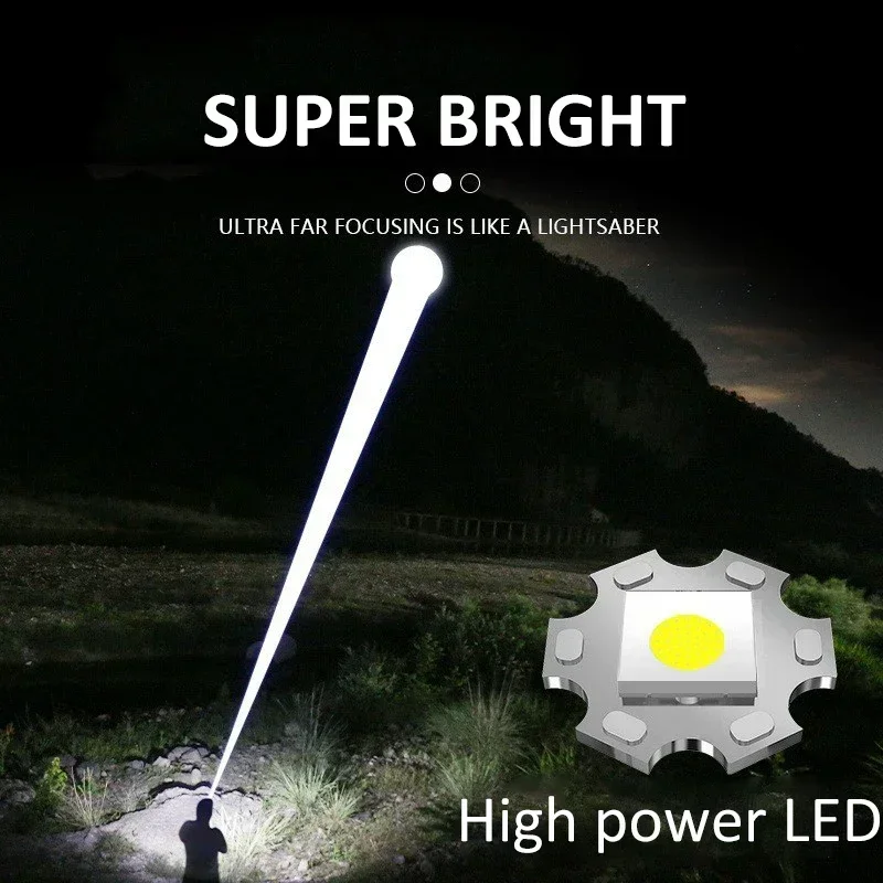 900000LM Powerful LED Flashlig - đánh giá và giá Outdoor Adventure Hiking