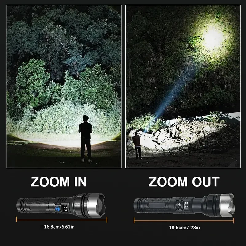 900000LM Powerful LED Flashlig - đánh giá và giá Outdoor Adventure Hiking