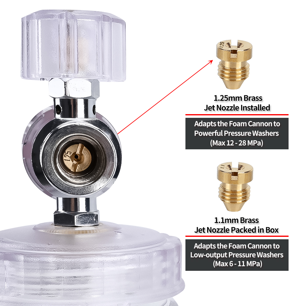 Pressure Washer Aluminum Foam  - đánh giá và giá Bear Spray Clip
