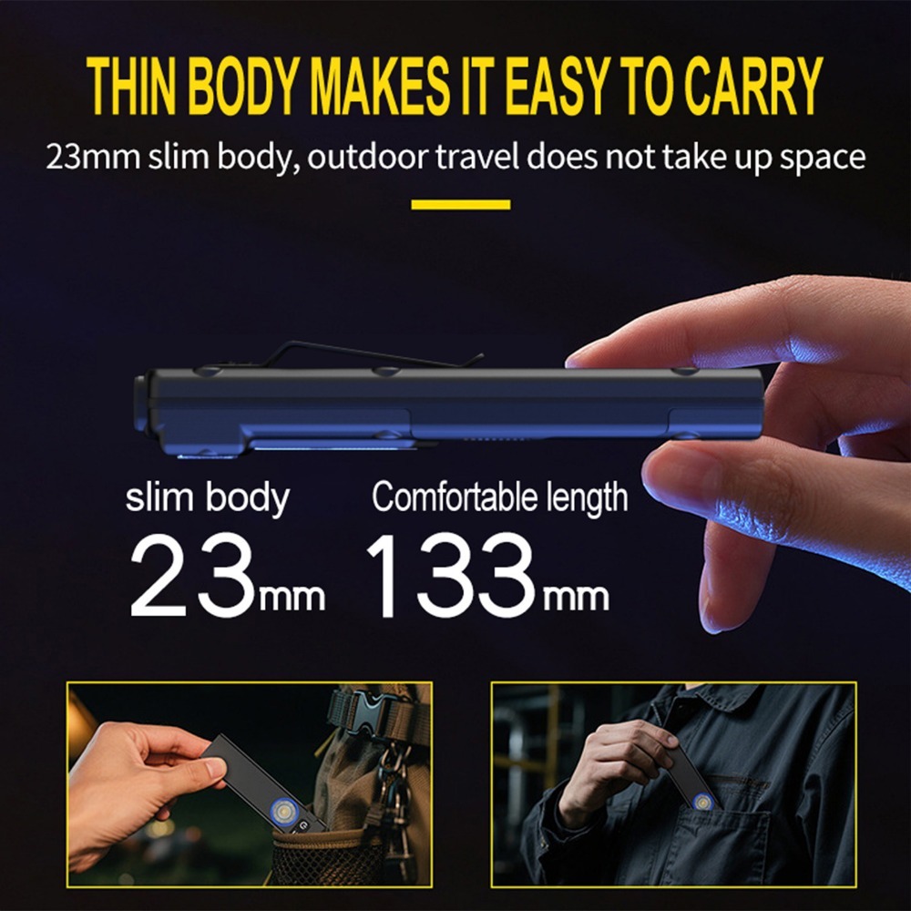 Ultra-Thin EDC Rechargeable LE - đánh giá và giá Outdoor Adventure Camp