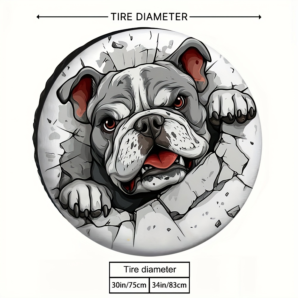 1pc Bulldog RV Wheel Cover - D - đánh giá và giá Outdoor Adventure Rv